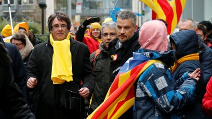El independentismo se manifiesta ahora en Bruselas