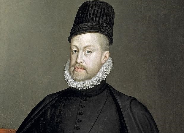 Retrato de Felipe II, que aparece citado en el himno de Holanda como Rey de España