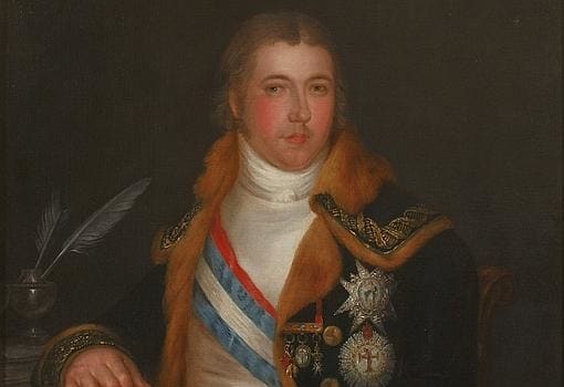 Manuel Godoy, Príncipe de la Paz, valido del rey y -extraoficialmente- amante de la reina