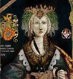 Isabel de Portugal, retratada como Reina de Ccastilla