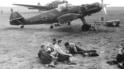 Pilotos frente a un Bf 109