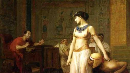 Julio César y Cleopatra, de Jean-Léon Gérôme.