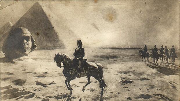 Resultado de imagen de napoleon en la gran piramide