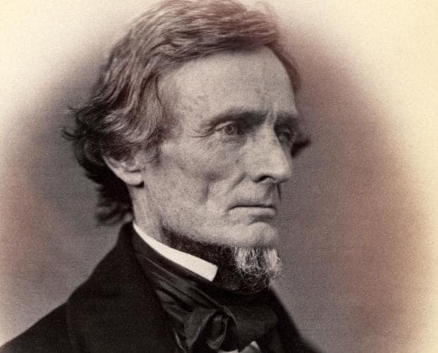 Fotografía de Jefferson Davis en 1859