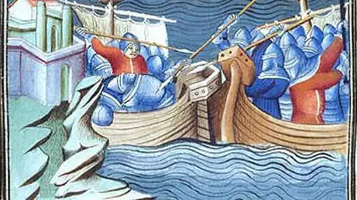 Batalla naval de la flota castellana en el siglo XIV