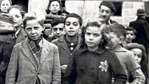 Niños judíos durante la ocupación de París