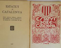 Ejemplares originales del estatuto de Cataluña de 1932