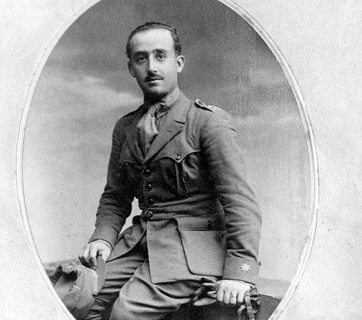 Francisco Franco como comandante de infantería en 1923