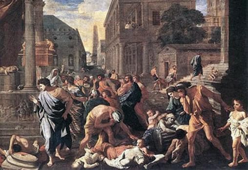 "The Plague At Ashdod" (Nicolas Poussin, 1631)