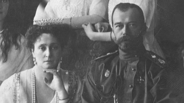 Los zares de Rusia Alejandra Fedorovna y Nicolás II