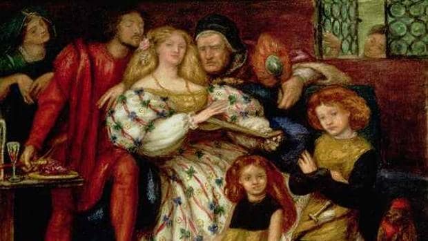 La familia Borgia por Dante Gabriel Rossetti