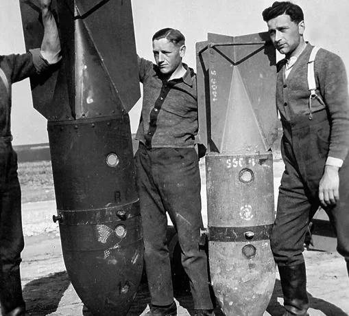 Bombas usadas en los Stukas
