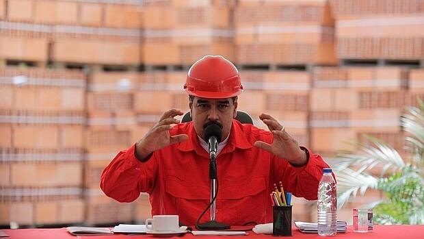 El presidente venezolano, Nicolás Maduro, en una imagen distribuida por el Palacio de Miraflores tras un acto oficial en la ciudad de Barquisimeto