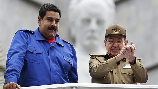 Maduro con Raúl Castro en una reciente visita a La Habana