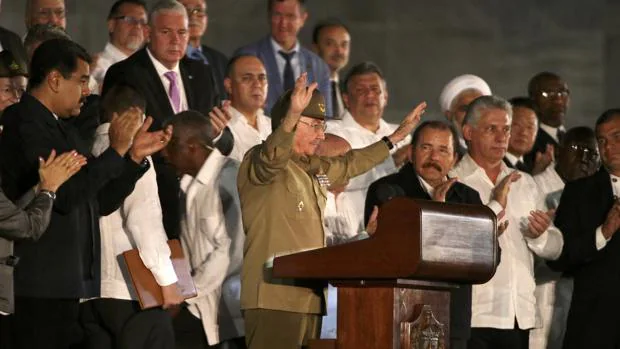 La plaza de la Revolución acoge el acto de despedida al exdictador cubano