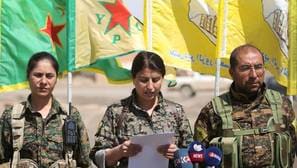 Los kurdos reclaman Raqqa, capital del «califato», para su futuro Estado en Siria