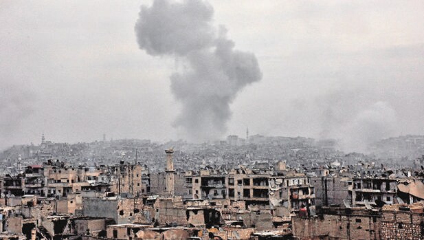 Una miniguerra mundial en el tablero sirio