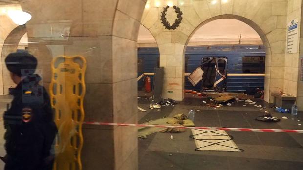 Detienen al presunto organizador del atentado contra el metro de San Petersburgo