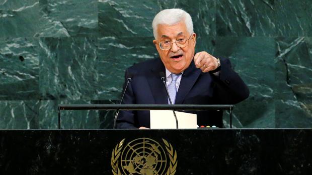 El presidente de la Autoridad Palestina, Mahmud Abbas, ante la Asamblea General de la ONU