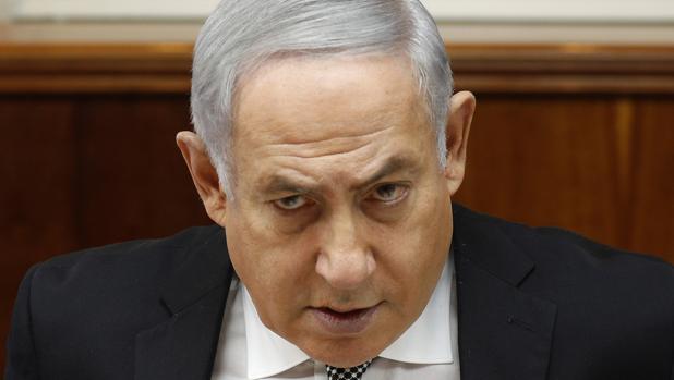 Benjamin Netanyahu, en una imagen del pasado día 25 durante la reunión de su gabinete