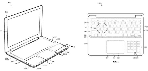 Detalle del boceto descrito por la patente recibida por Apple