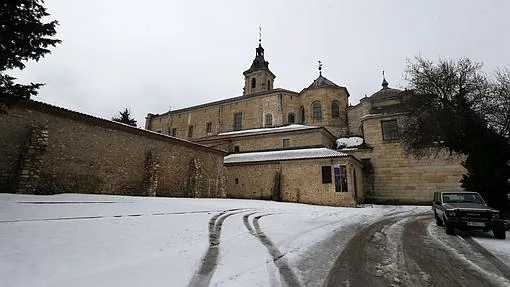 Monasterio de Santa María de El Paular, en invierno