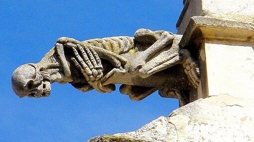 La Gárgola de la Muerte en la Catedral de Palencia