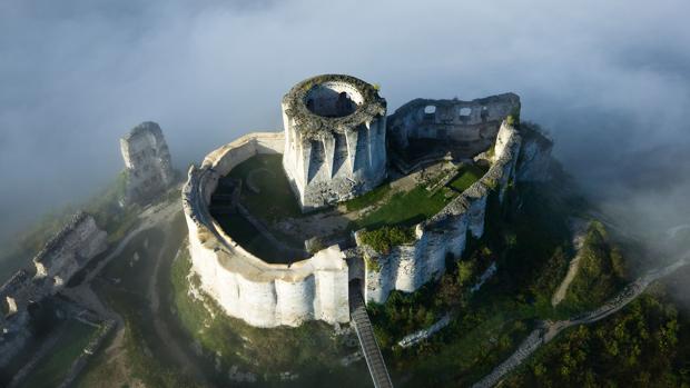 Castillo Galliard, en Normandía (Francia)