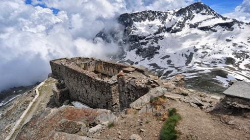 Fuerte de Malamot, en los Alpes Cotios (Francia)