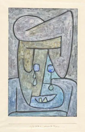«Mujer llorando», Paul Klee (1939)