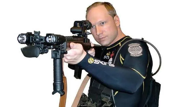 Anders Breivik tal y como aparece en el manifiesto publicado el da de la matanza