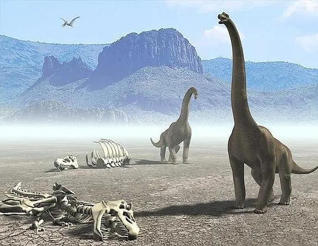 Resultado de imagen de la extinciÃ³n de los dinosaurios
