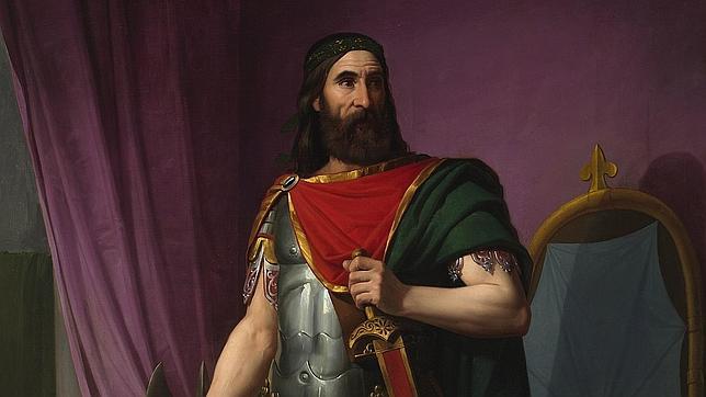 «Égica, rey godo», cuadro de Carlos María Esquivel (1830-1867)