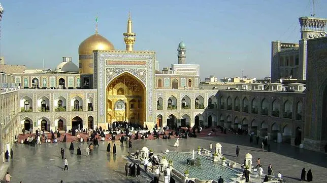 El santuario del Imán Reza en la ciudad de Mashhad