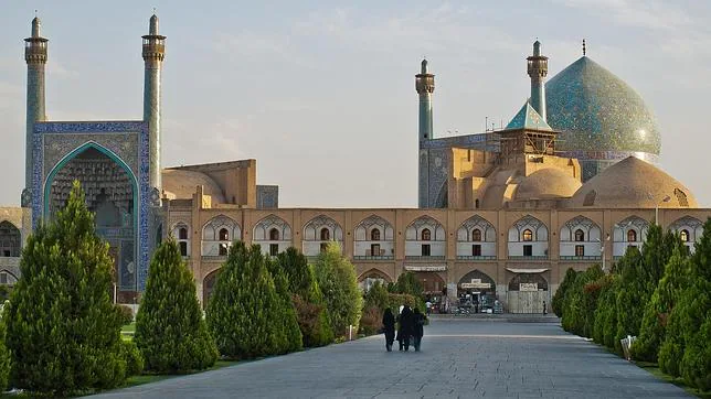 La plaza de Naghsh-e Jahan en Isfahan-Irán, declarada como Patrimonio de la Humanidad por la Unesco 