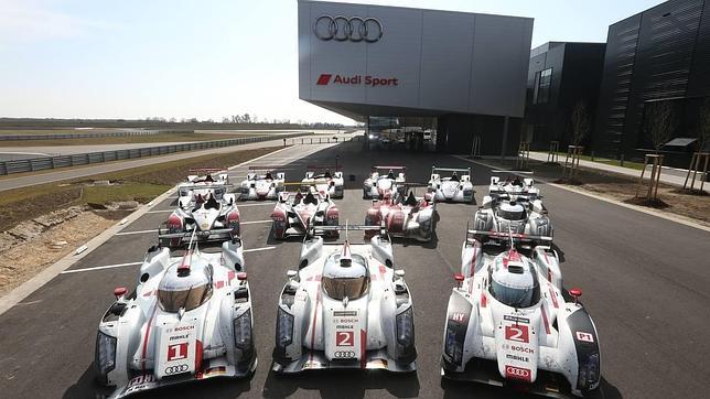 Audi reune en Le Mans a todos sus coches ganadores de las 24 horas