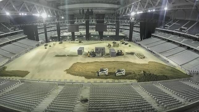 As se transforma el estadio del Lille para el Eurobasket
