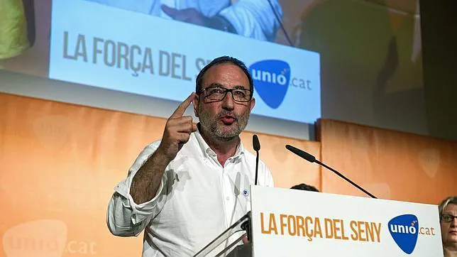 Ramon Espadaler, durante un acto de Unió 