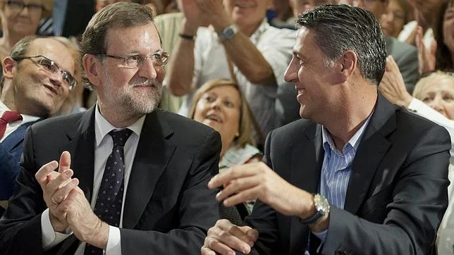 Mariano Rajoy y Xavier García Albiol