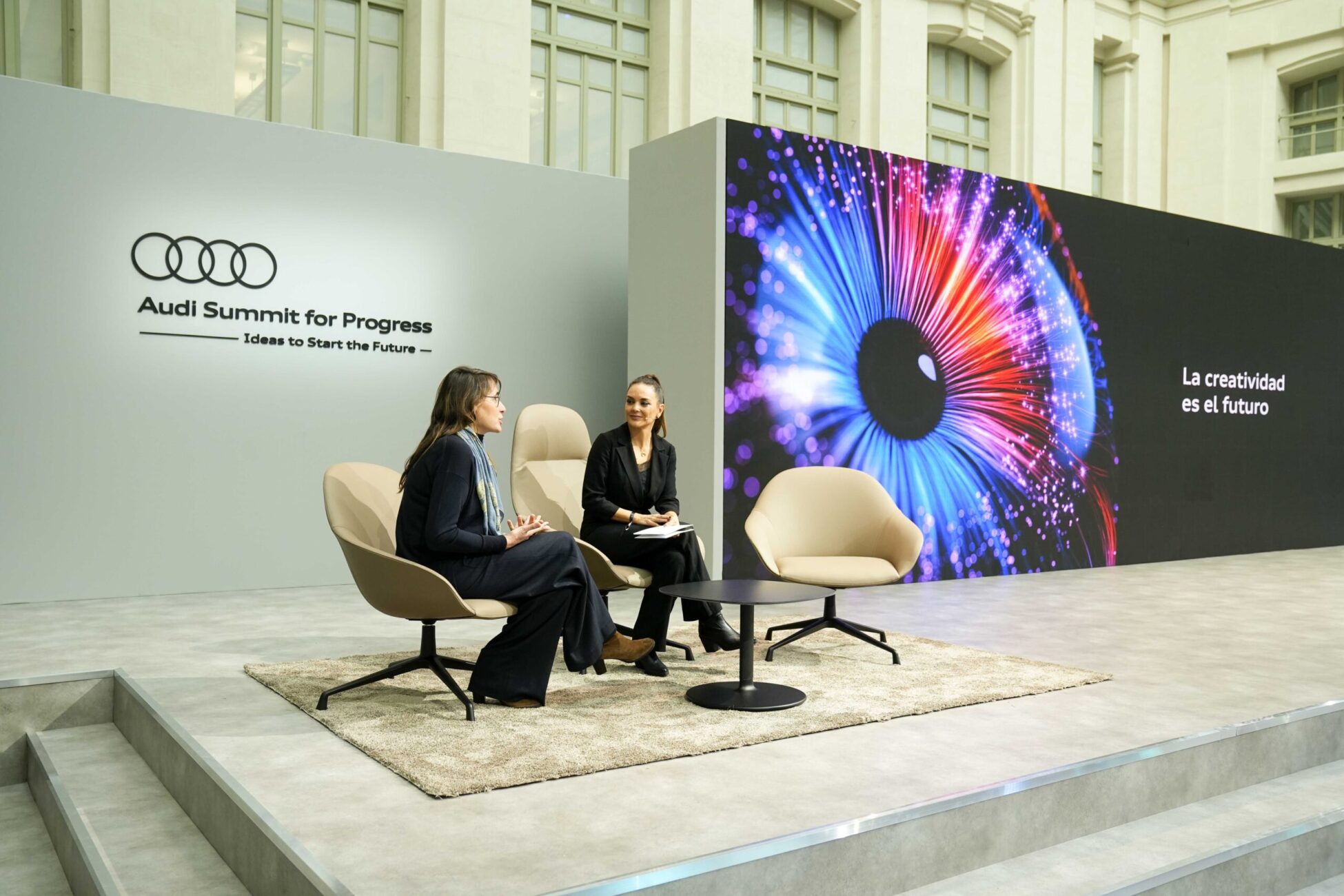 Caita Montserrat en el Audi Summit for Progress