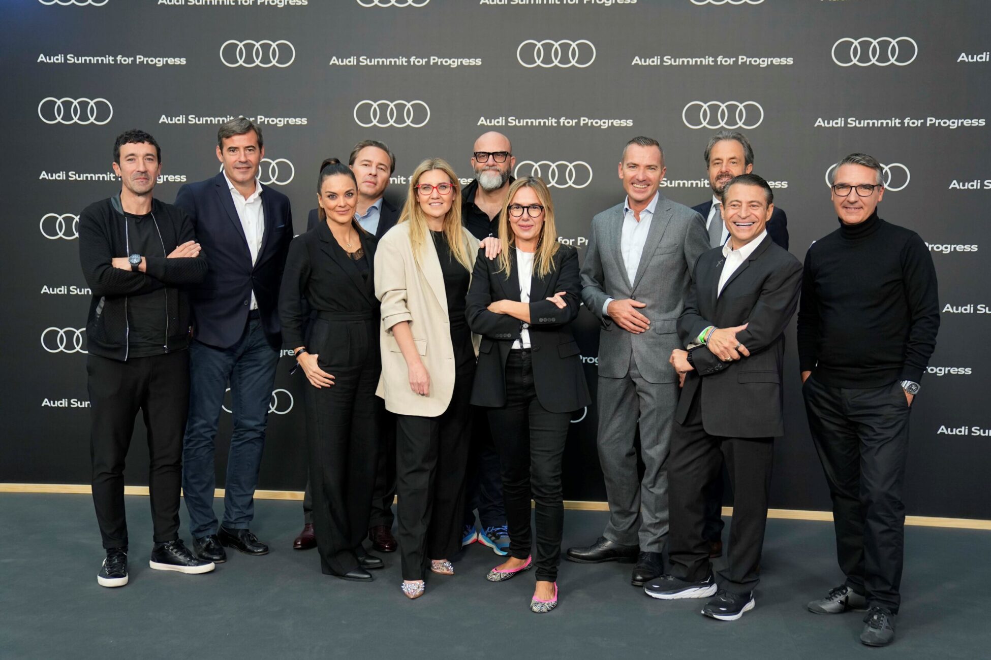 El panel de ponentes del Audi Summit for Progress
