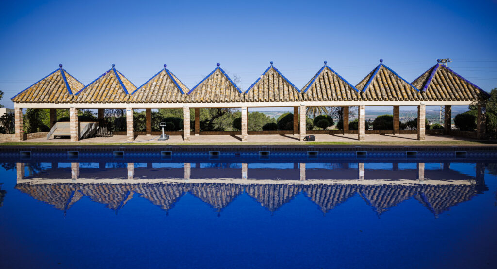 La piscina del Parador de Carmona