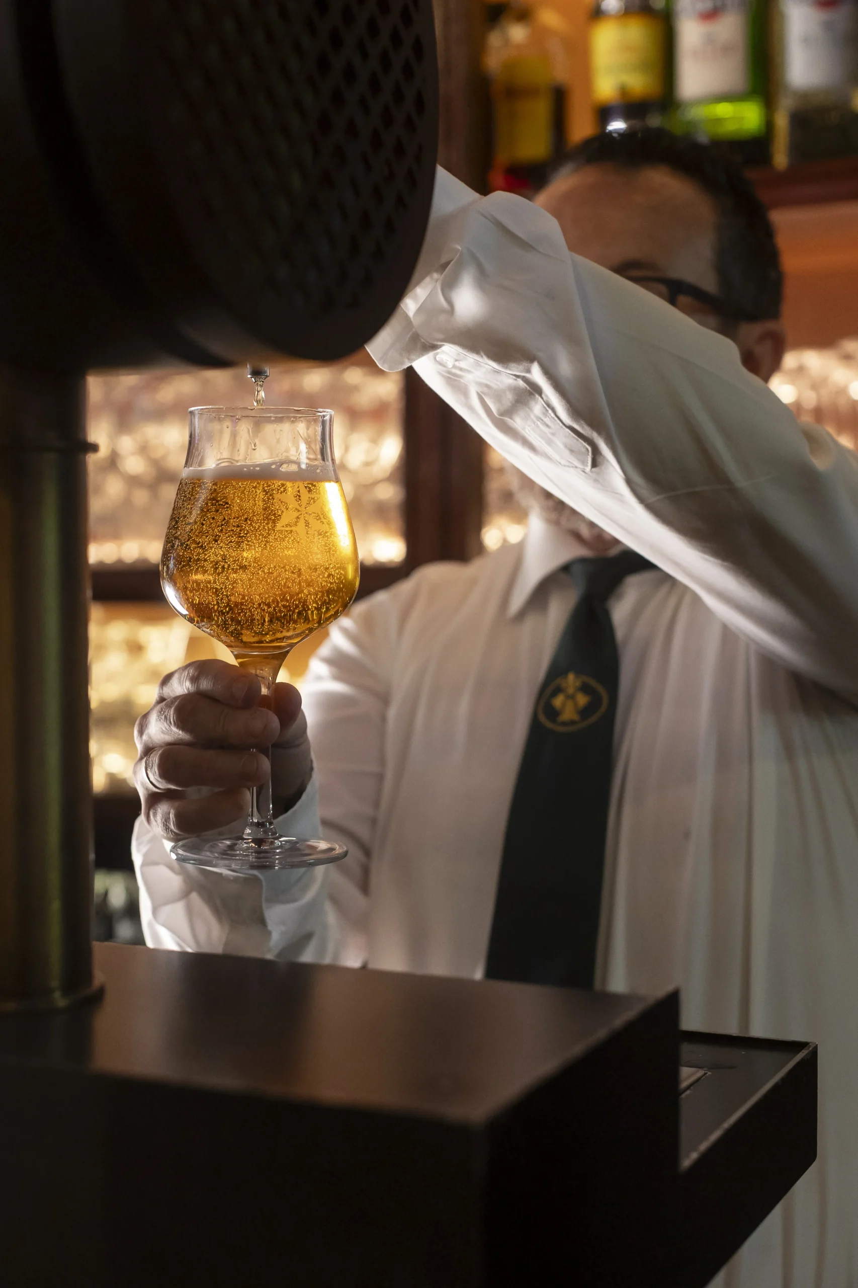 Detalle del servicio de cerveza