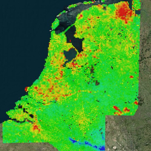 Mapa del suelo de Holanda presentado por el NCG