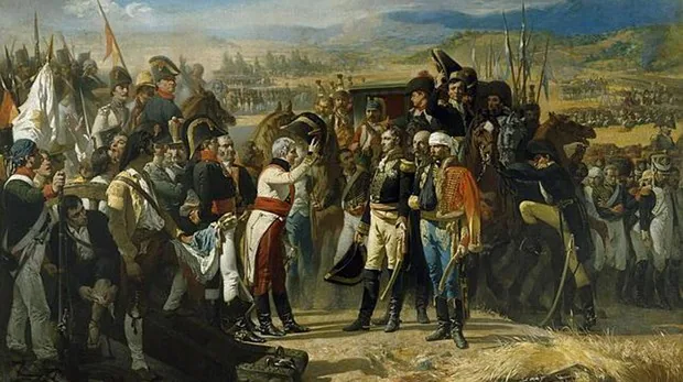 Â«La rendiciÃ³n de BailÃ©nÂ», cuadro de JosÃ© Casado del Alisal que se exhibe en el Museo del Prado que escenifica al ejÃ©rcito de NapoleÃ³n derrotado en AndalucÃ­a