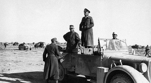 Rommel, junto a Hellmut
