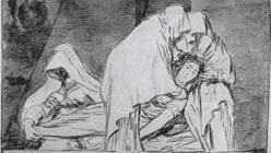 Proyecto de Goya para una pintura sobre la tumba de la duquesa de Alba (hacia 1802-1803)