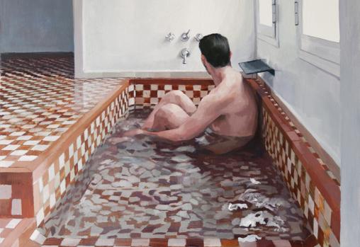 Detalle de «Hombre en la bañera 5»