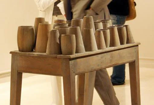Una de las «Mesas» de Gerardo Rueda expuesta en el IVAM en 2006