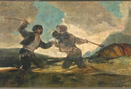 «Duelo a garrotazos» de Francisco Goya